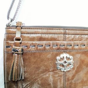 Brighton Brazos Patent Leather Crossbody Bag